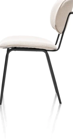 Eetkamerstoelen Zonder Armleuning-XOOON Lexi Ponti Eetkamerstoel Creme