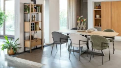 Eetkamerstoelen Met Armleuning-Henders en Hazel Leyla Armstoel Antraciet