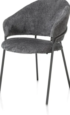 Eetkamerstoelen Met Armleuning-Henders en Hazel Leyla Armstoel Antraciet