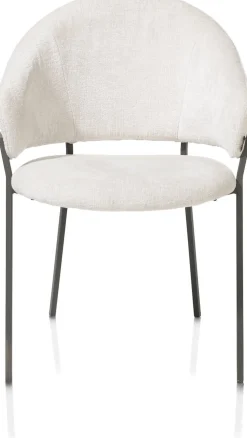 Eetkamerstoelen Met Armleuning-Henders en Hazel Leyla Armstoel Creme