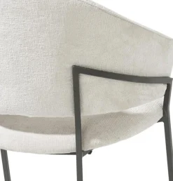 Eetkamerstoelen Met Armleuning-Henders en Hazel Leyla Armstoel Creme