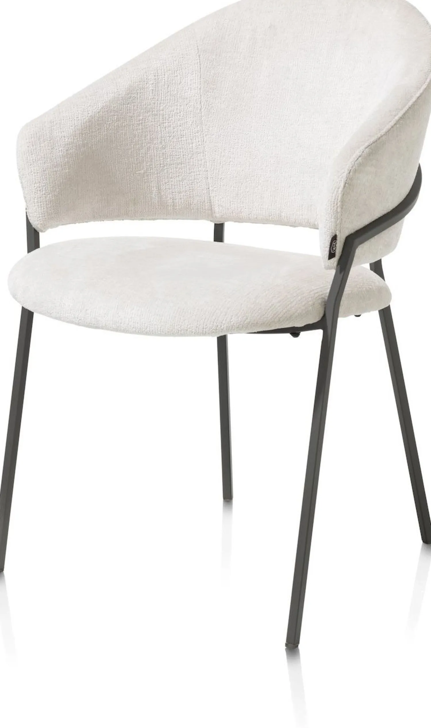 Eetkamerstoelen Met Armleuning-Henders en Hazel Leyla Armstoel Creme