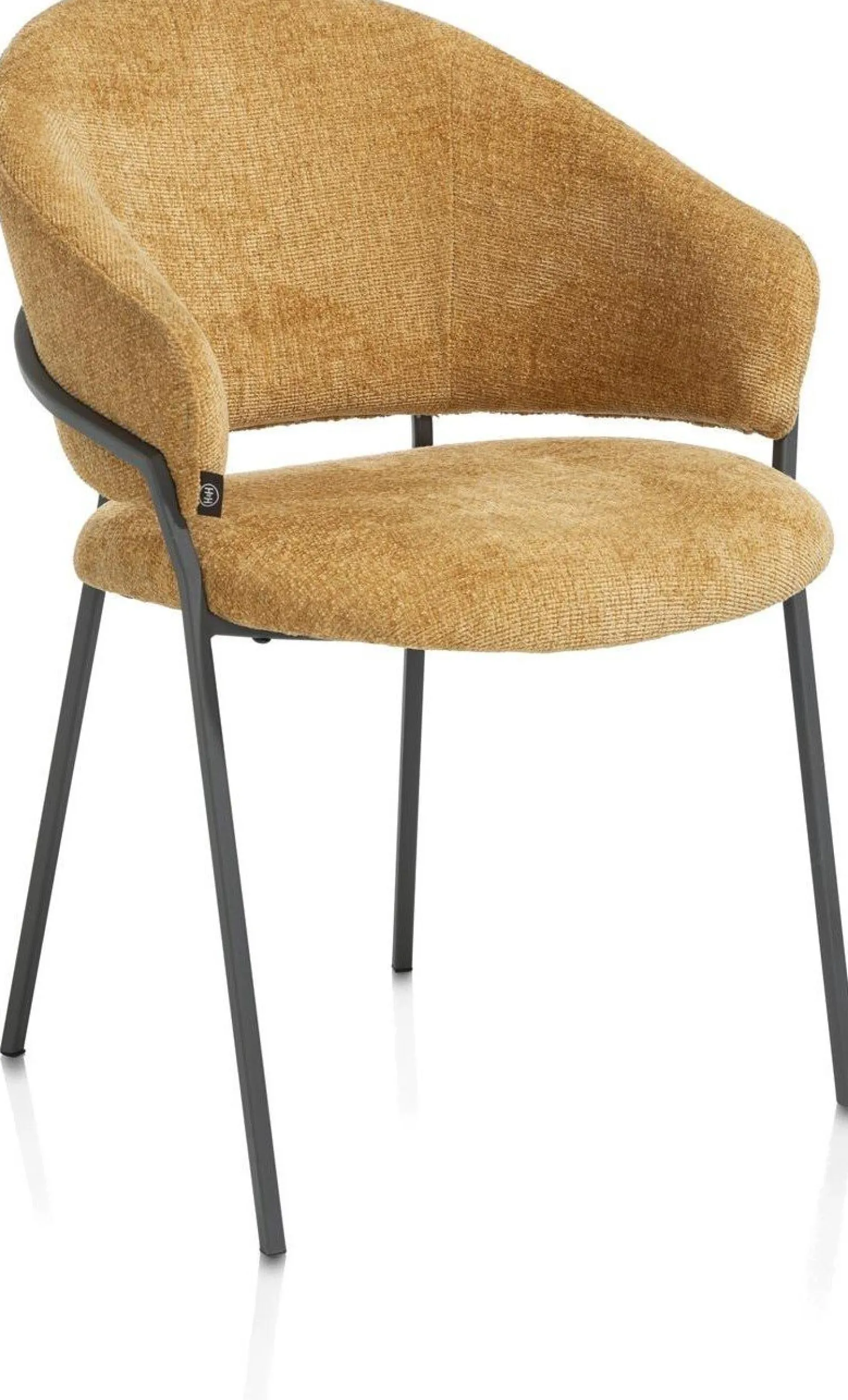 Eetkamerstoelen Met Armleuning-Henders en Hazel Leyla Armstoel Okergeel