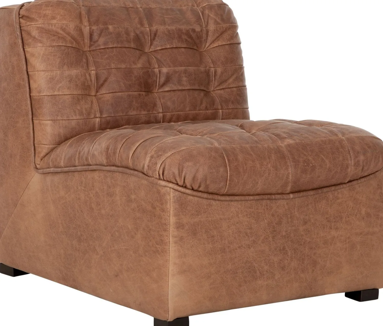 Leren Fauteuils-MUST Living Liberty Fauteuil Cognac