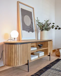 Tv-Meubels-Kave Home Licia Tv-meubel Naturel