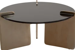 Ronde Salontafels-Urban Nature Culture Linn Salontafel Rosegoud