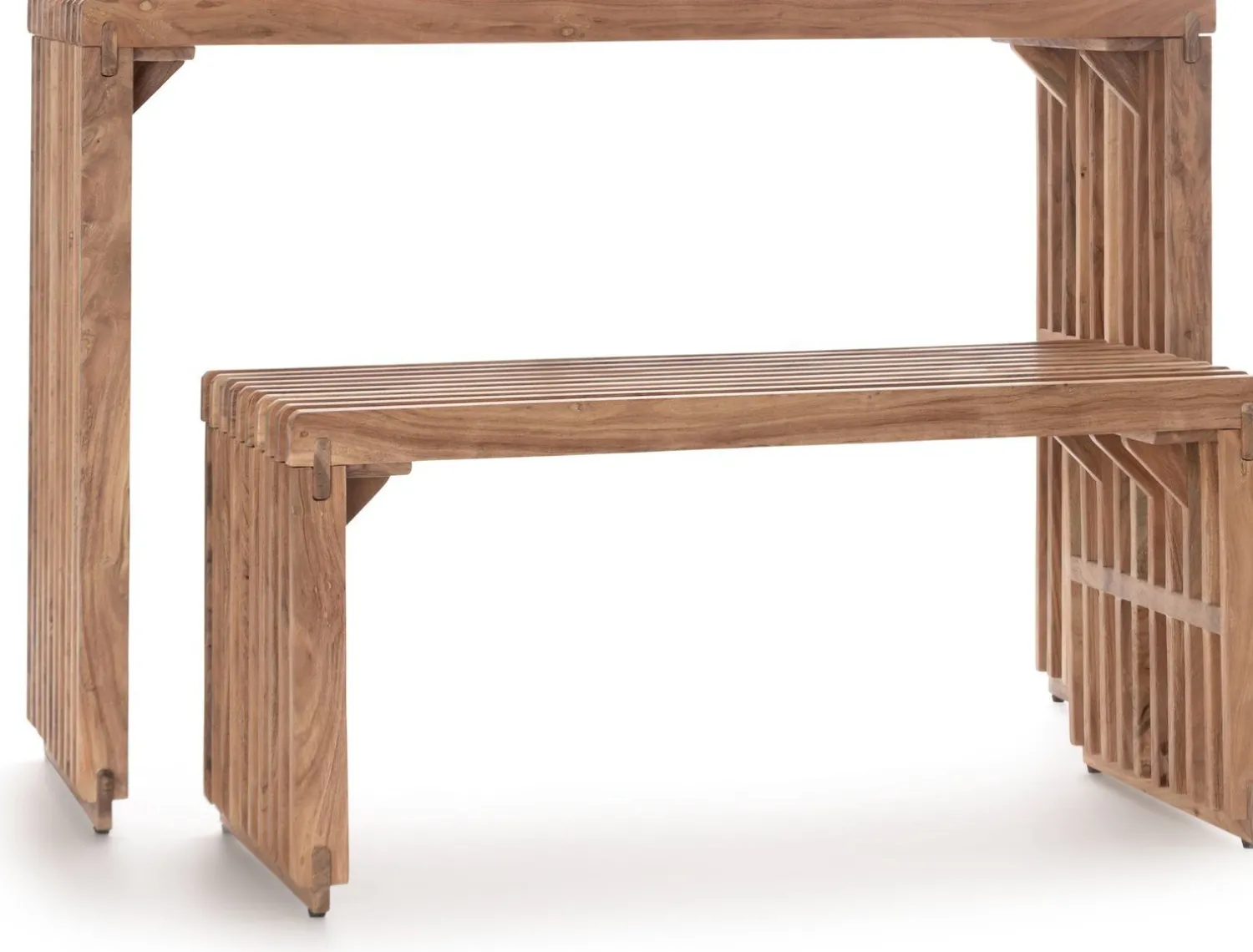 Dressoirs-COCO maison Lino Wandtafel Naturel, Bruin