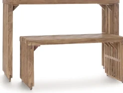 Dressoirs-COCO maison Lino Wandtafel Naturel, Bruin