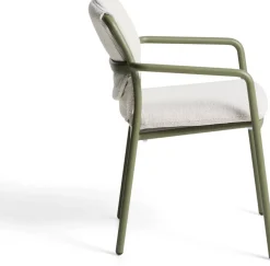 Tuinstoelen-Kave Home Linosa Tuinstoel Groen, Beige
