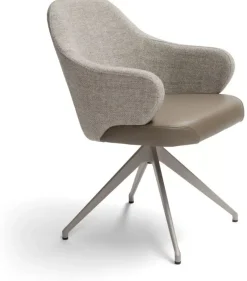 Design Stoelen-Bree's New World Linq Armstoel Grijs