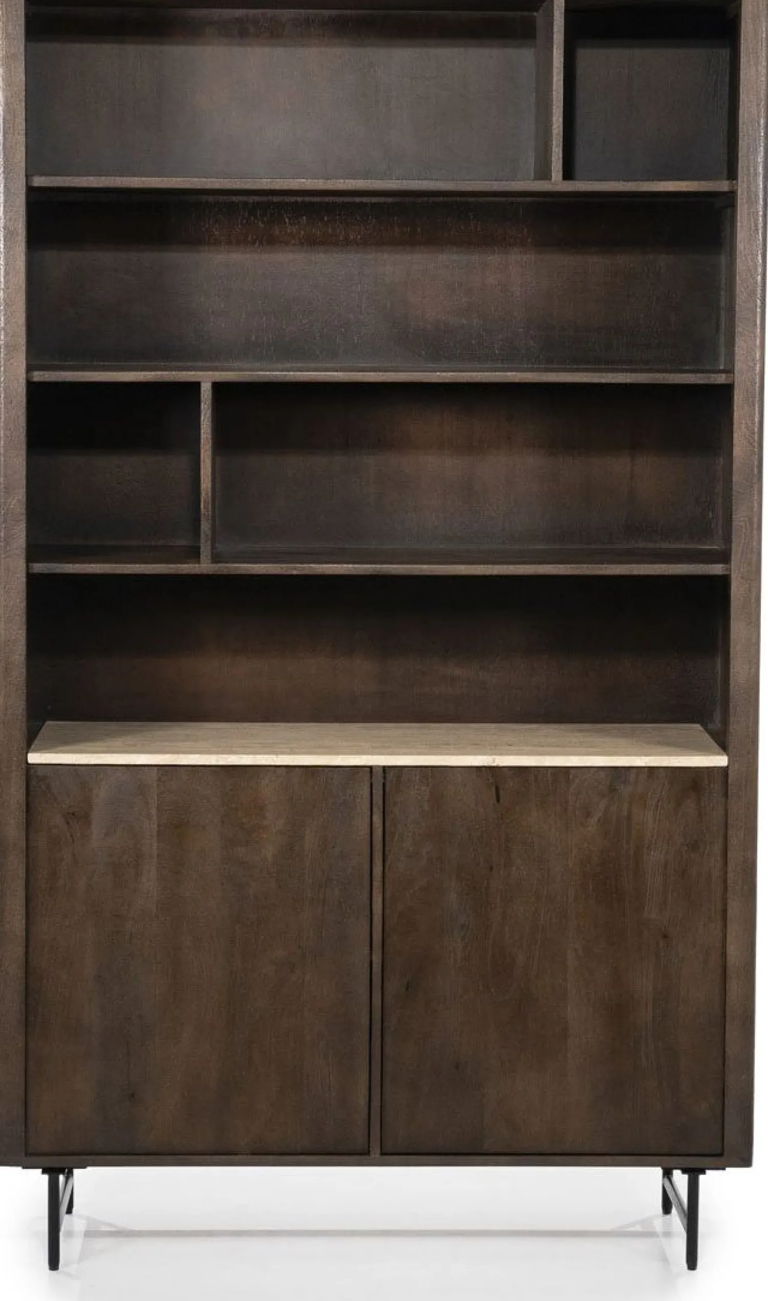 Boekenkasten-Eleonora Lio Boekenkast Bruin