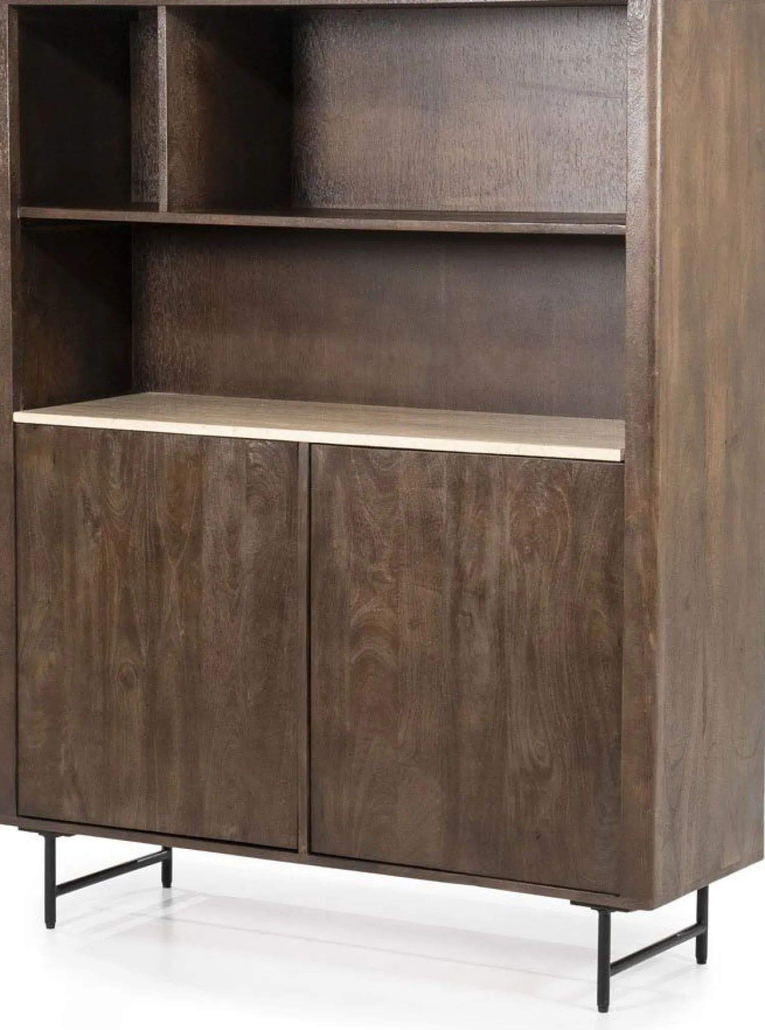 Boekenkasten-Eleonora Lio Boekenkast Bruin