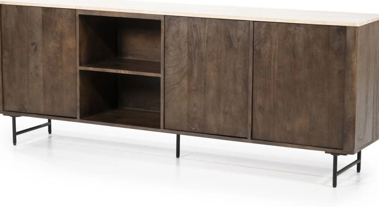 Dressoirs-Eleonora Lio Dressoir Bruin