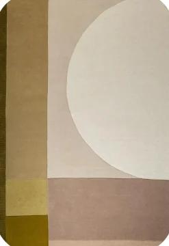 Vloerkleden|Wollen Vloerkleden-Brinker Carpets Lio Vloerkleed Bruin, Olijfgroen