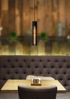 Moderne Hanglampen|Moderne Hanglampen-Lucide Lionel Hanglamp Zwart