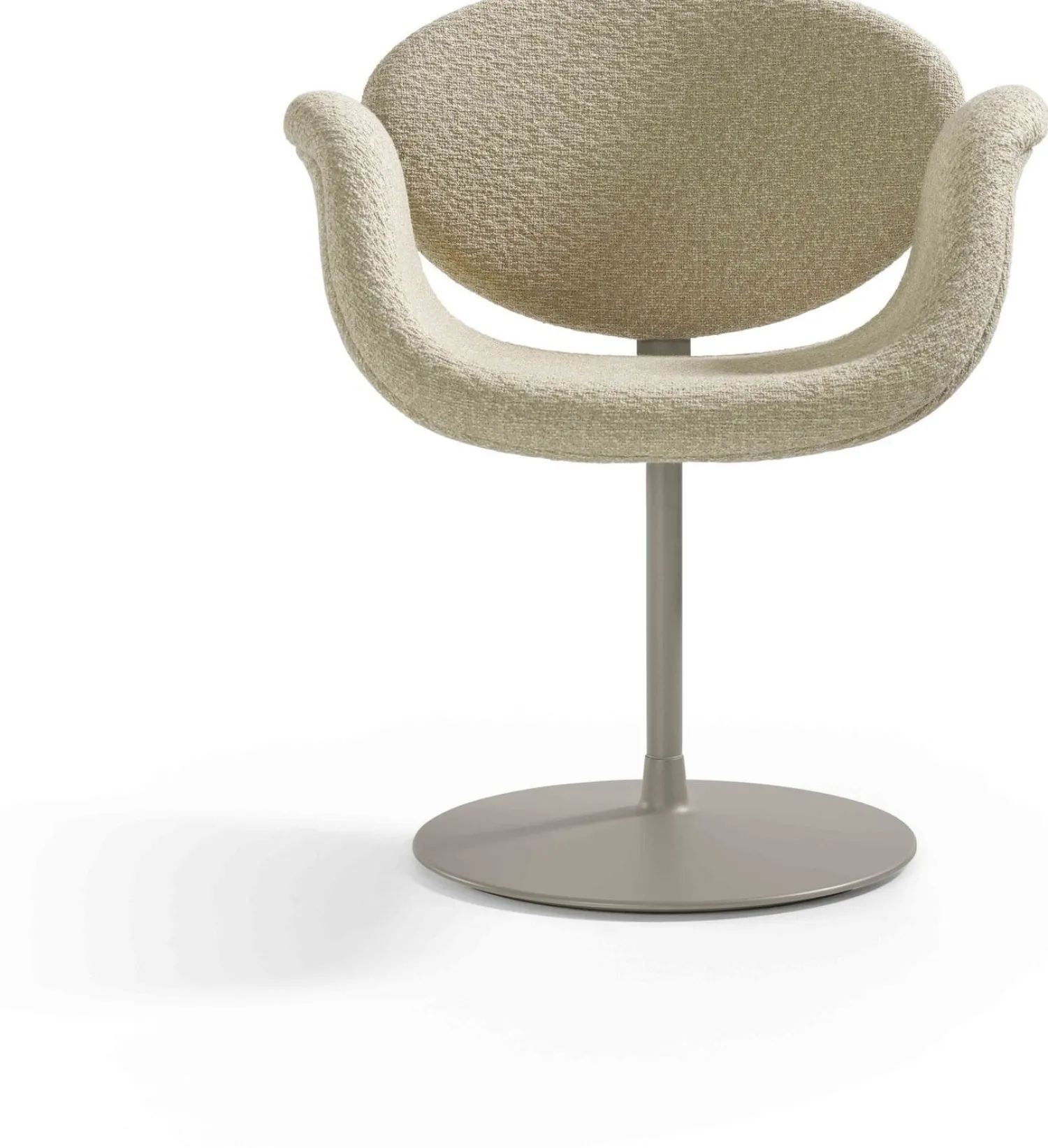 Design Stoelen|Eetkamerstoelen Met Armleuning-Artifort Little Tulip Eetkamerstoel Oranje