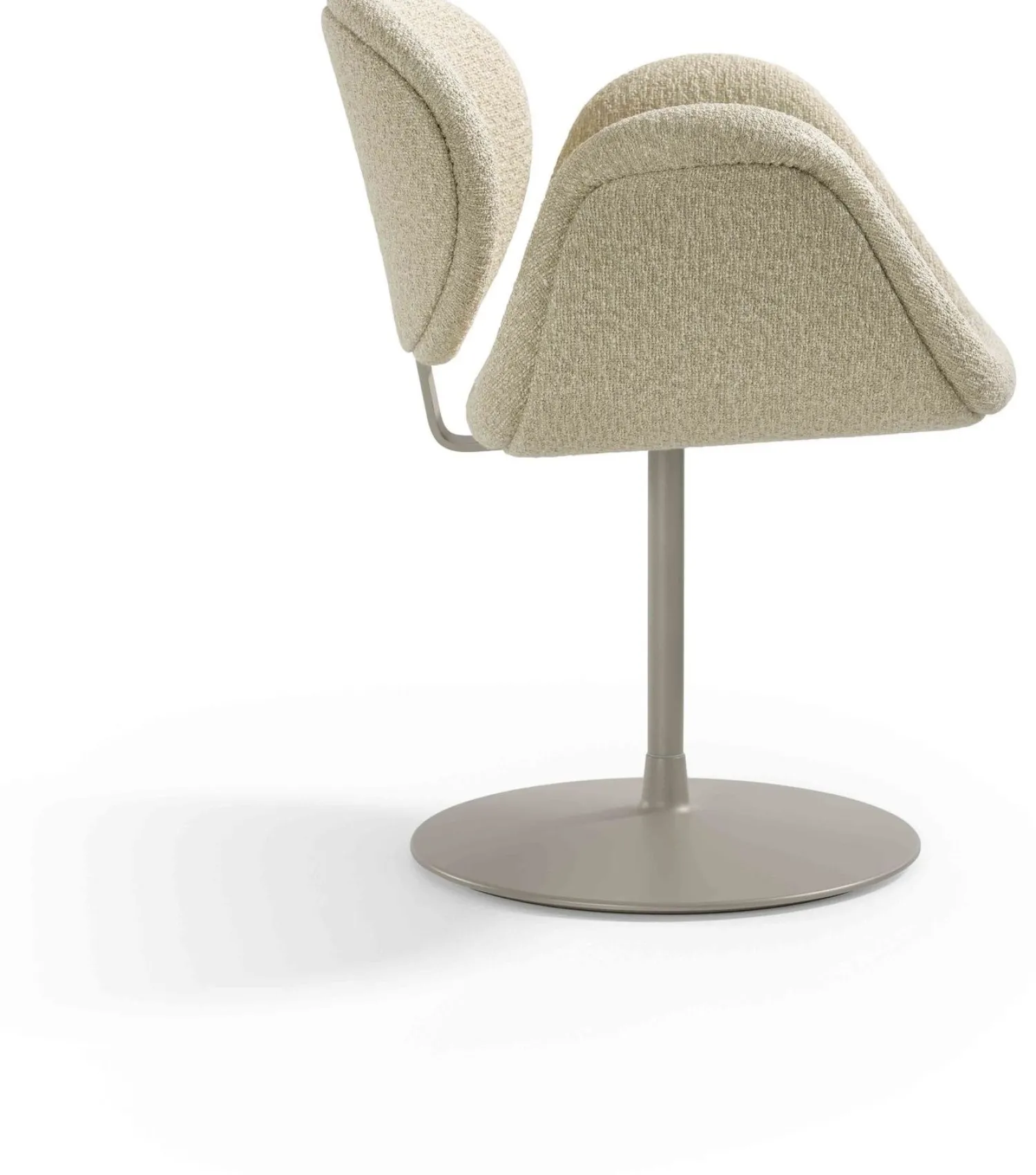 Design Stoelen|Eetkamerstoelen Met Armleuning-Artifort Little Tulip Eetkamerstoel Oranje