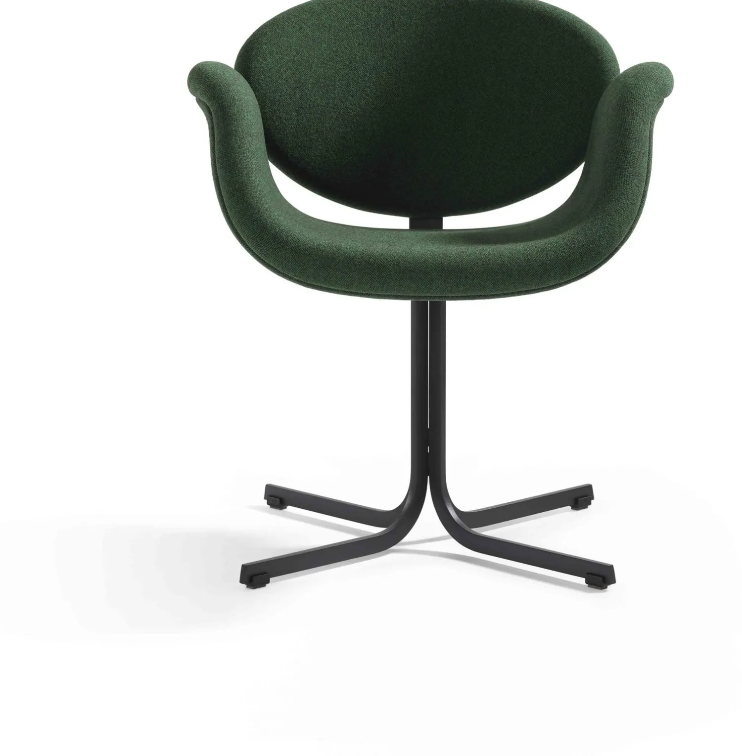 Design Stoelen|Eetkamerstoelen Met Armleuning-Artifort Little Tulip Eetkamerstoel Oranje