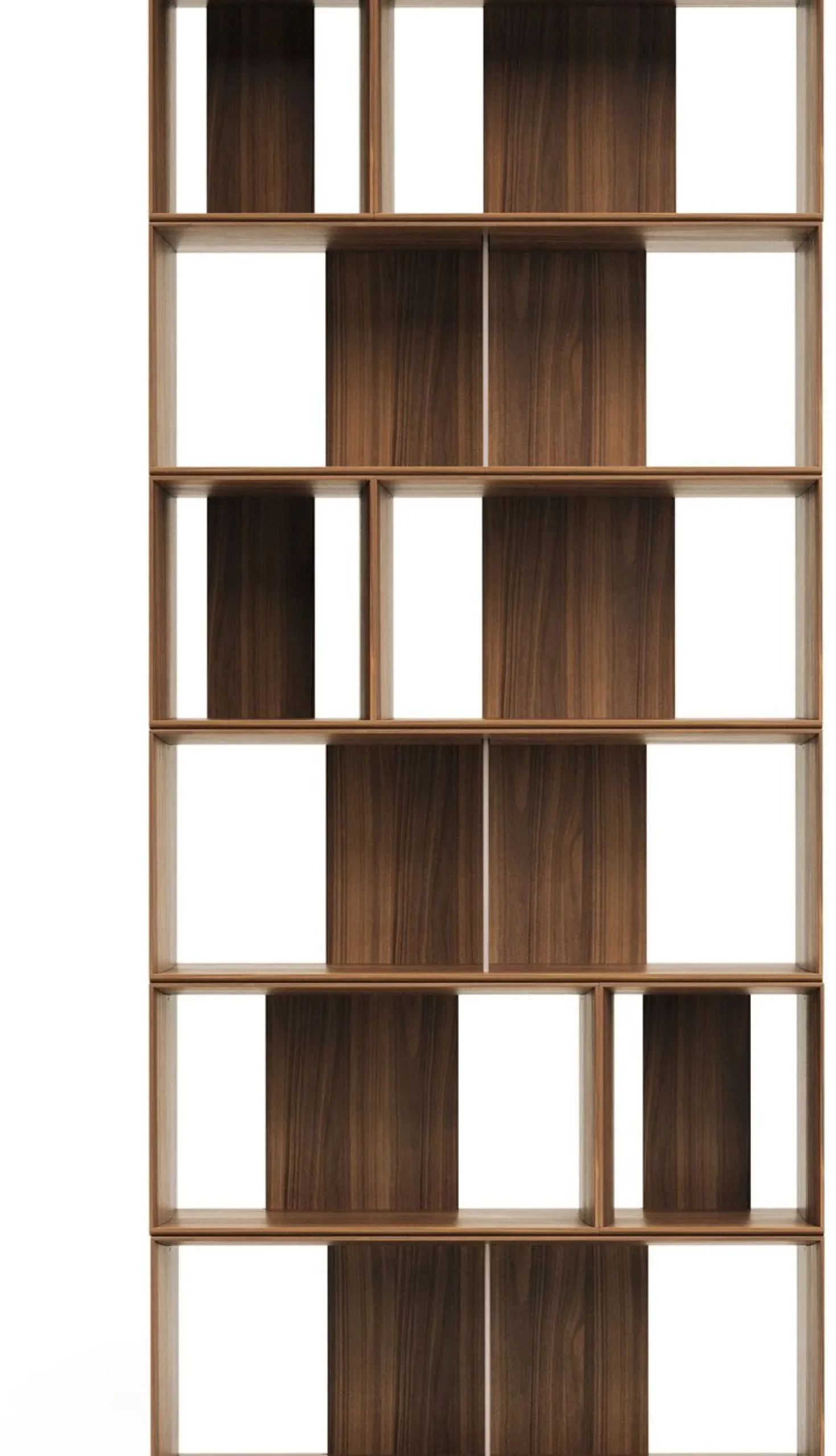 Vakkenkasten|Vakkenkasten-Kave Home Litto Modulaire kast Donkerbruin