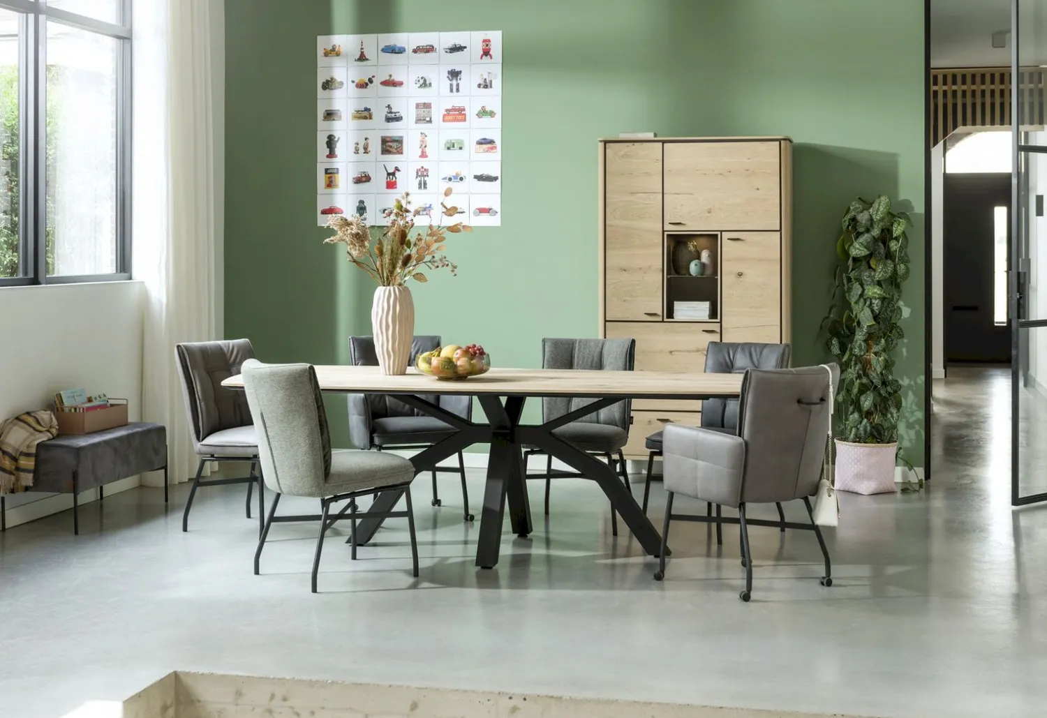 Houten Eettafels-Henders en Hazel Livada 250 Eettafel Onyx Lacquered