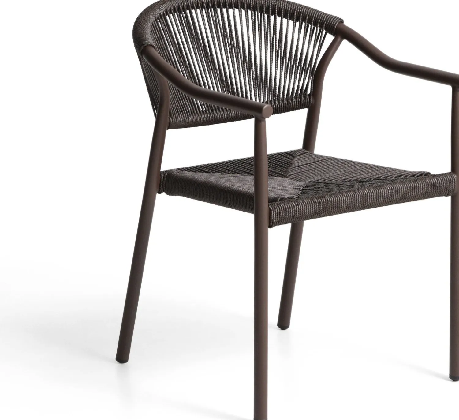 Tuinstoelen-Kave Home Livadia Tuinstoel Bruin