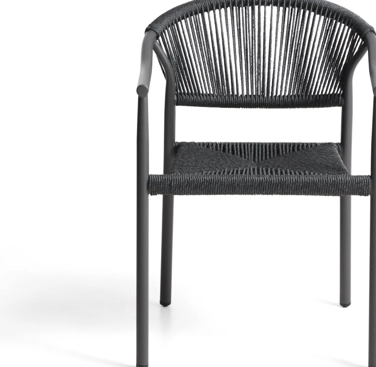 Tuinstoelen-Kave Home Livadia Tuinstoel Grafiet