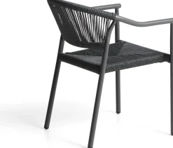 Tuinstoelen-Kave Home Livadia Tuinstoel Grafiet