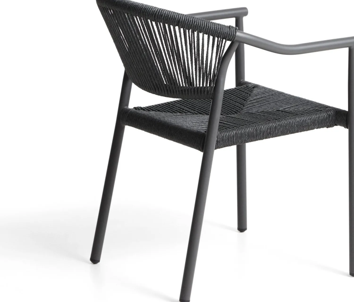 Tuinstoelen-Kave Home Livadia Tuinstoel Grafiet