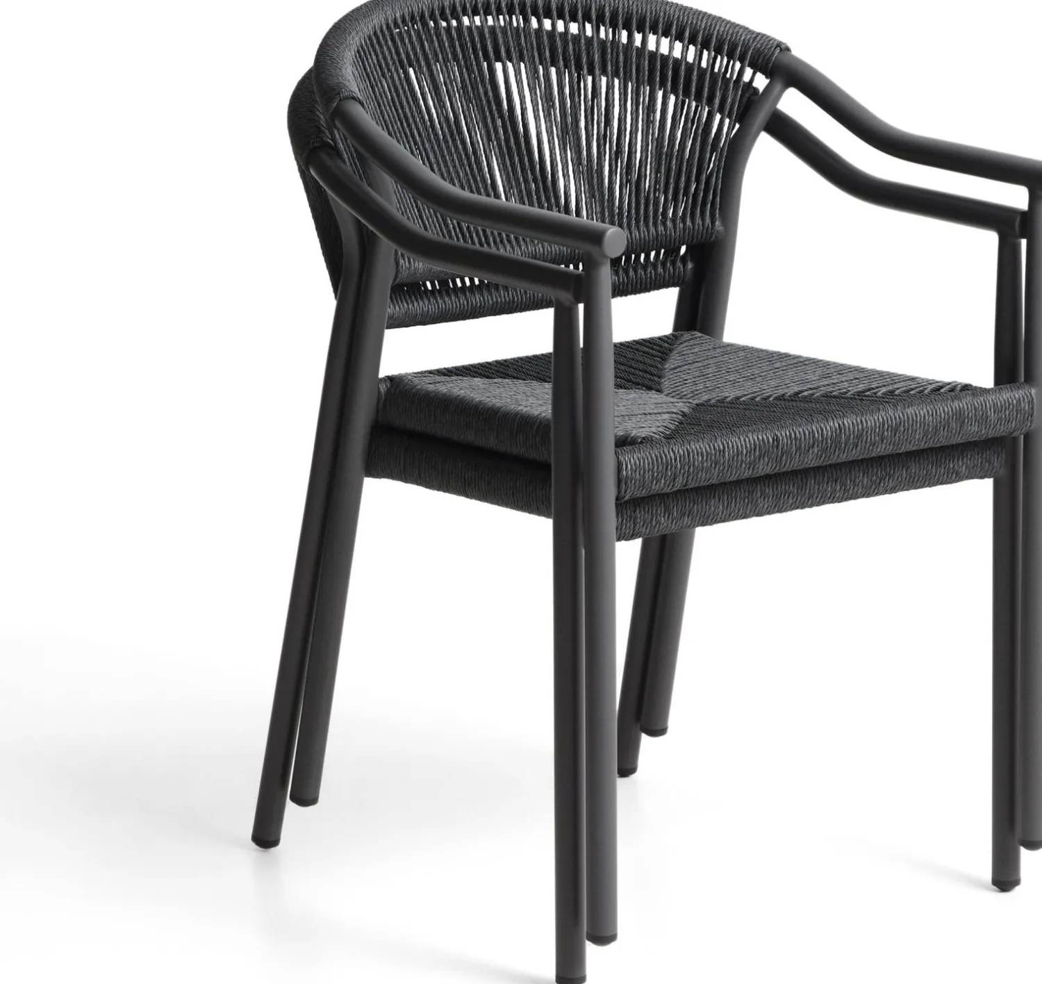 Tuinstoelen-Kave Home Livadia Tuinstoel Grafiet