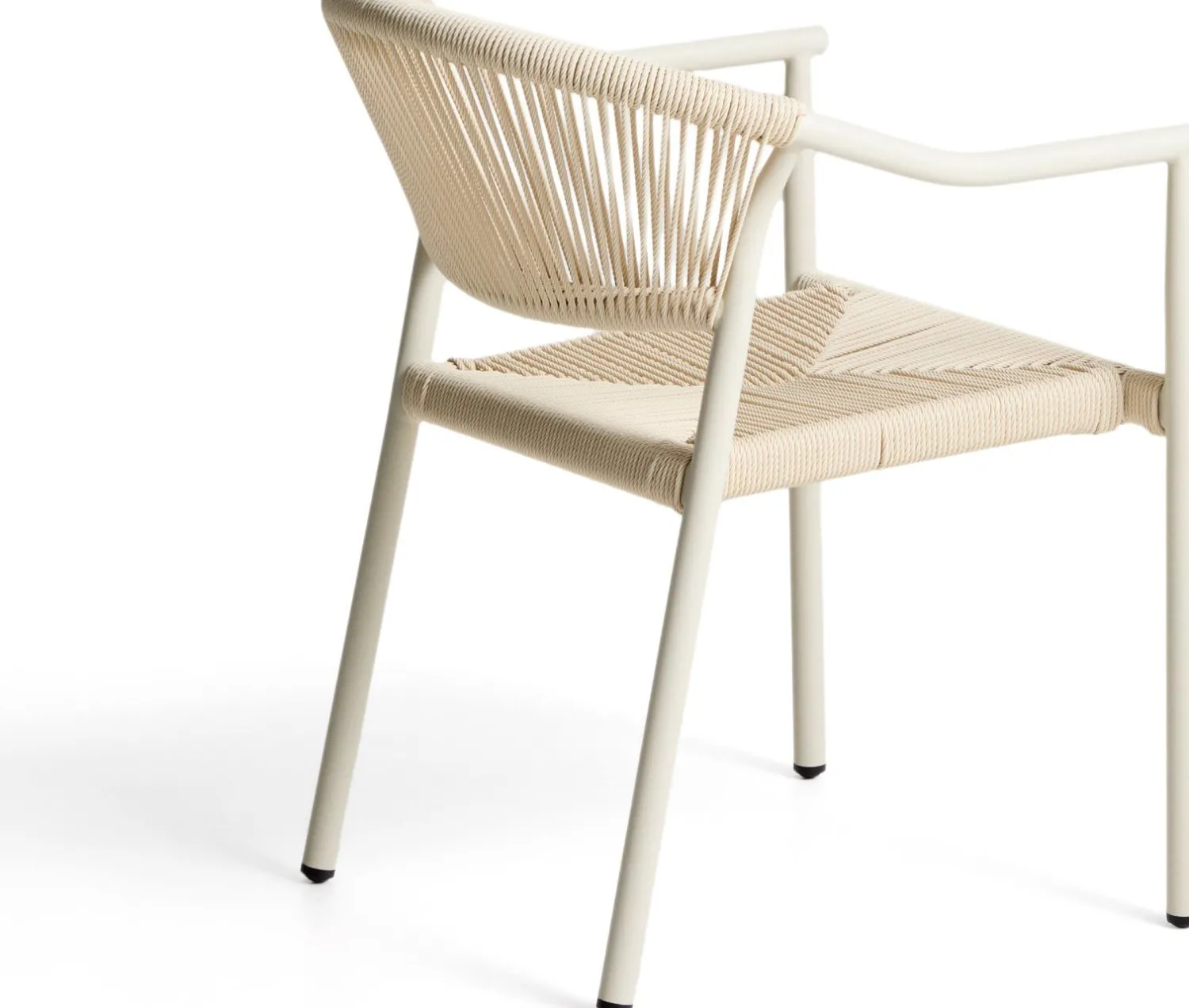 Tuinstoelen-Kave Home Livadia Tuinstoel Ecru