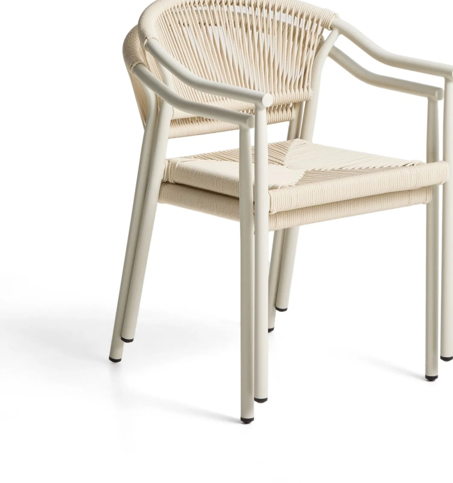 Tuinstoelen-Kave Home Livadia Tuinstoel Ecru