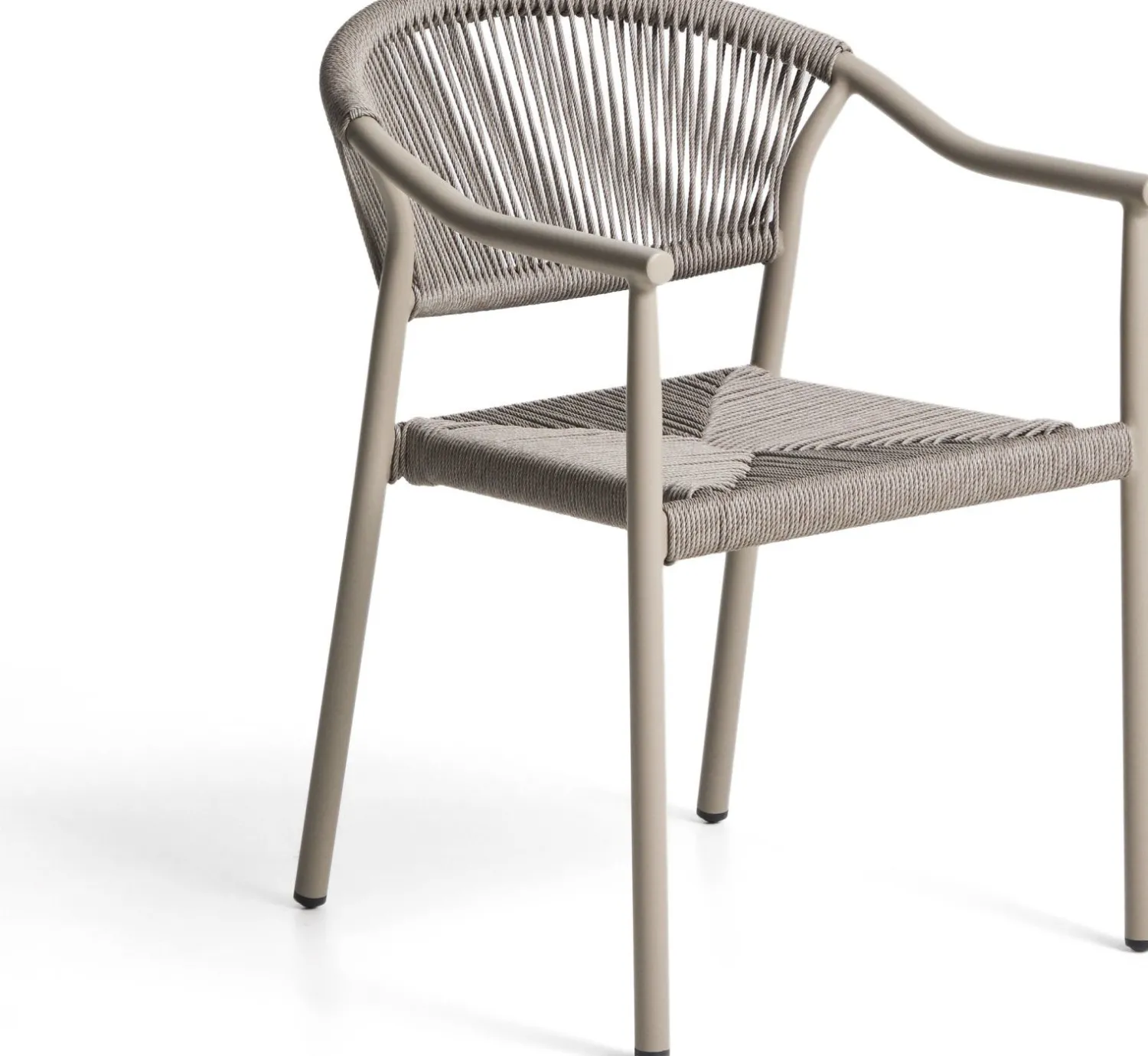 Tuinstoelen-Kave Home Livadia Tuinstoel Taupe