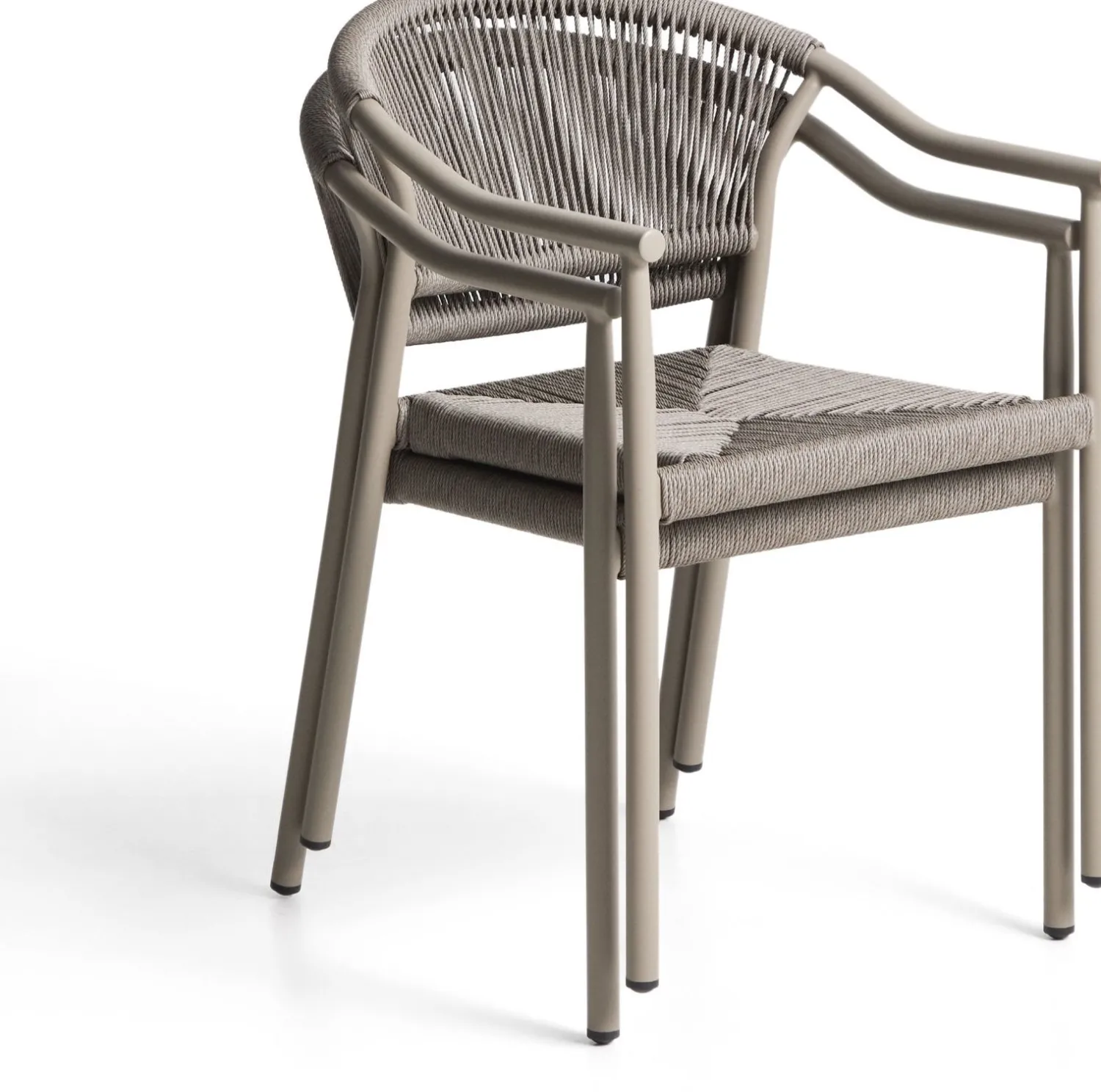 Tuinstoelen-Kave Home Livadia Tuinstoel Taupe
