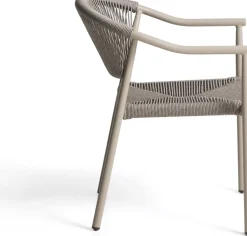 Tuinstoelen-Kave Home Livadia Tuinstoel Taupe