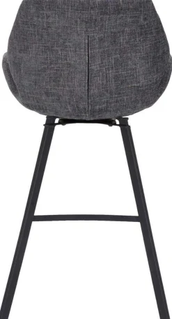 Stoffen Barkrukken|Barkrukken Met Armleuning-Trendhopper Lizz Laag Barkruk Dark Grey
