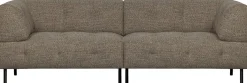 Zitbanken-WOOOD Lloyd 4-Zitsbank Dark Brown Melange