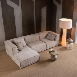 Moderne Vloerlampen|Vloerlampen-WOOOD Loft XXL Vloerlamp Naturel