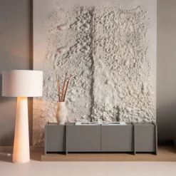 Moderne Vloerlampen|Vloerlampen-WOOOD Loft XXL Vloerlamp Naturel
