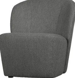 Ronde Fauteuils-vtwonen Lofty Bouclé Fauteuil Steel Grey