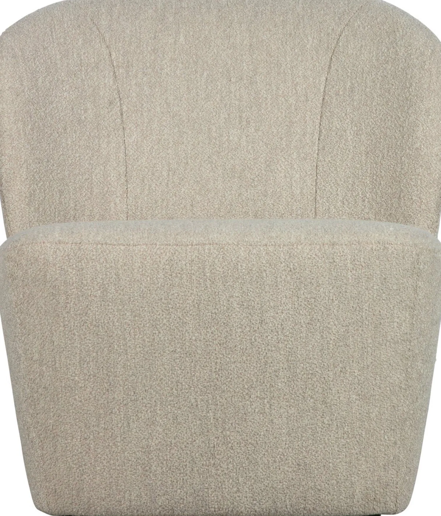 Ronde Fauteuils-vtwonen Lofty Bouclé Fauteuil Natural