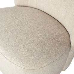 Ronde Fauteuils-vtwonen Lofty Bouclé Fauteuil Natural