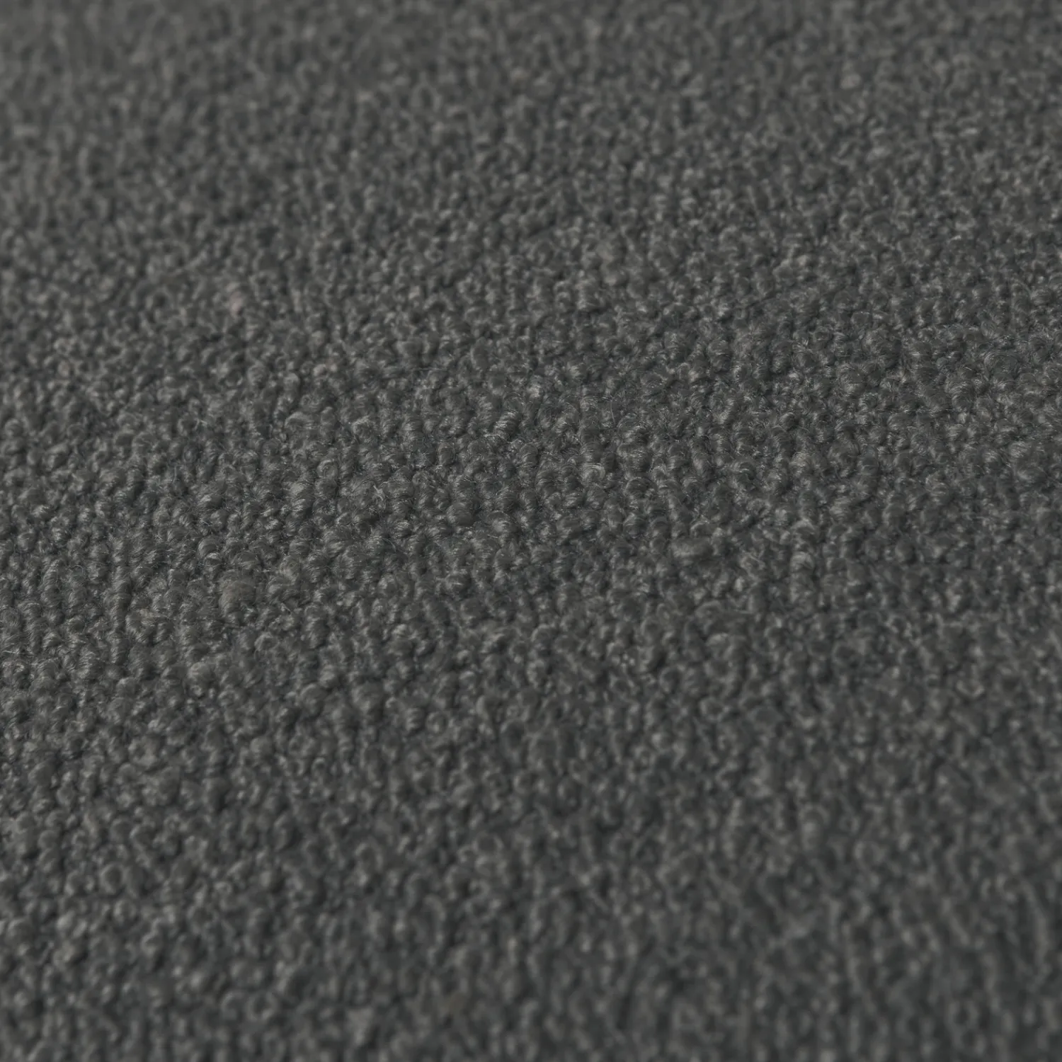 Hockers|Poefs-vtwonen Lofty Bouclé Hocker Steel Grey
