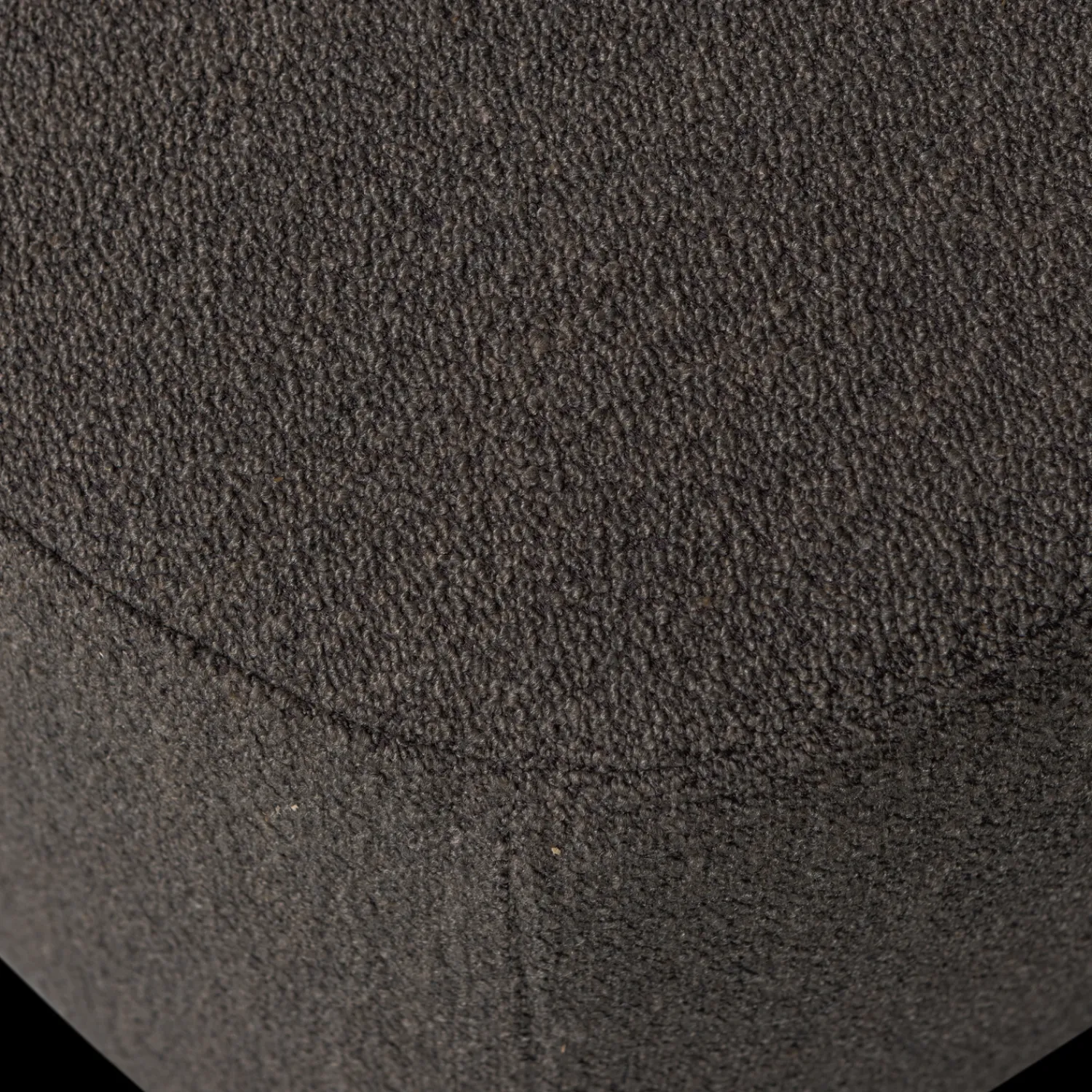 Hockers|Poefs-vtwonen Lofty Bouclé Hocker Brown