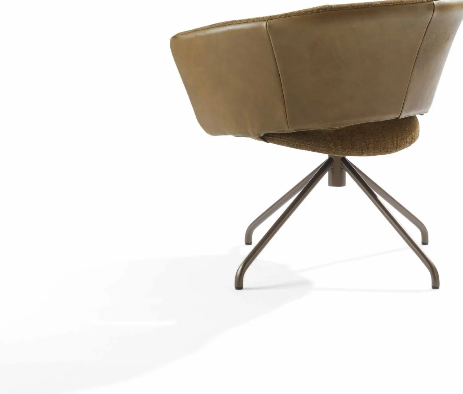 Ronde Fauteuils|Design Fauteuils-LABEL Vandenberg Lola Draaifauteuil Groen