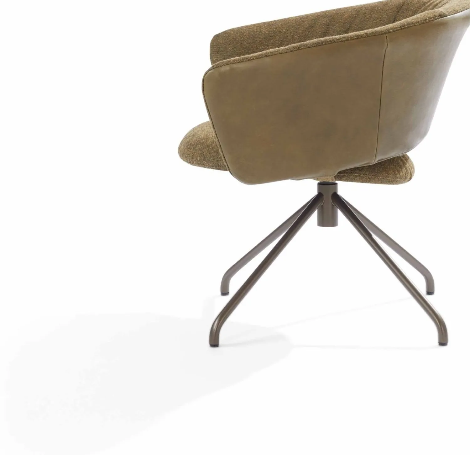 Ronde Fauteuils|Design Fauteuils-LABEL Vandenberg Lola Draaifauteuil Groen