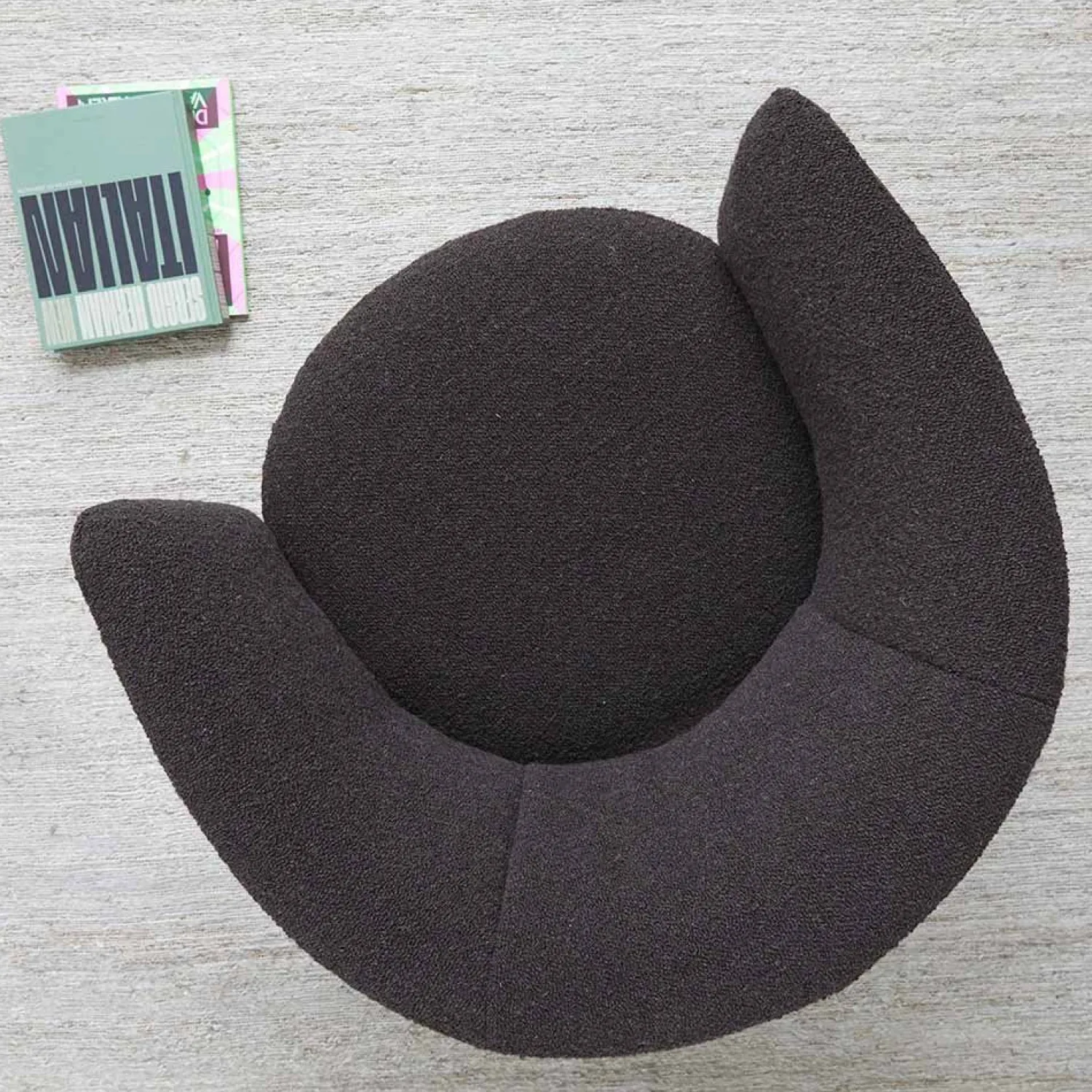 Ronde Fauteuils|Design Fauteuils-LABEL Vandenberg Lola Draaifauteuil Groen