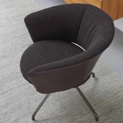 Ronde Fauteuils|Design Fauteuils-LABEL Vandenberg Lola Draaifauteuil Groen