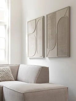 Wanddecoraties-MUST Living Lorcan Wanddecoratie Cream