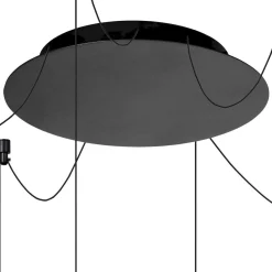 Moderne Hanglampen|Moderne Hanglampen-Lucide Lorenz Rond Hanglamp Zwart