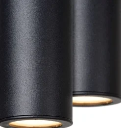 Moderne Hanglampen|Moderne Hanglampen-Lucide Lorenz Rond Hanglamp Zwart